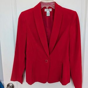 Vintage red Worthington blazer size 4P